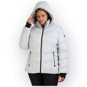 Nautica Ladies’ Puffer Jacket, Detachable Hood,‎ Water Resistant